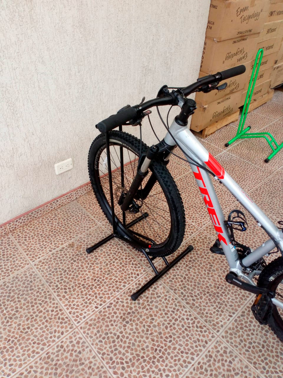 Base de piso para bicicletas de piso Base de piso para bicicletas de piso